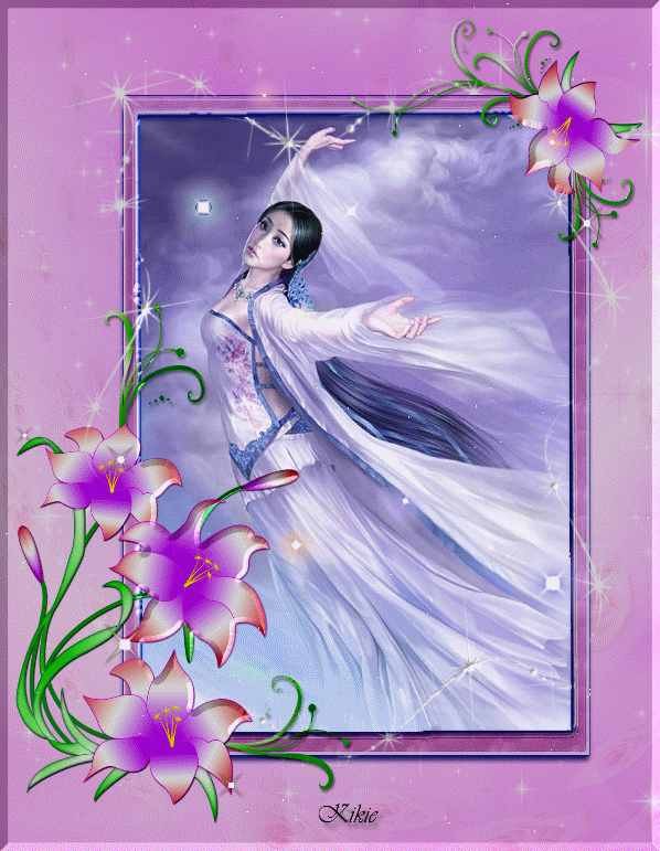 Mes créations cadre rose