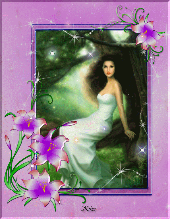 Mes créations cadre rose