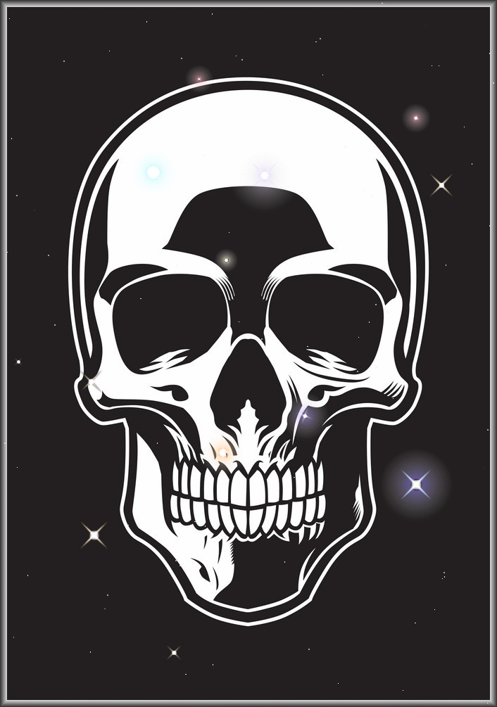 Mes créations tube tête de mort et image