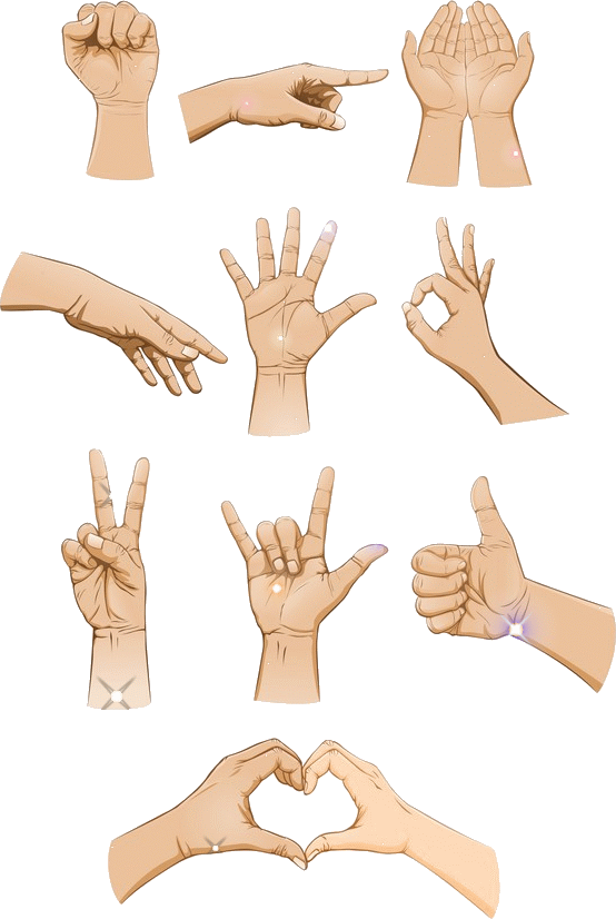 Mes créations tube doigt main pied