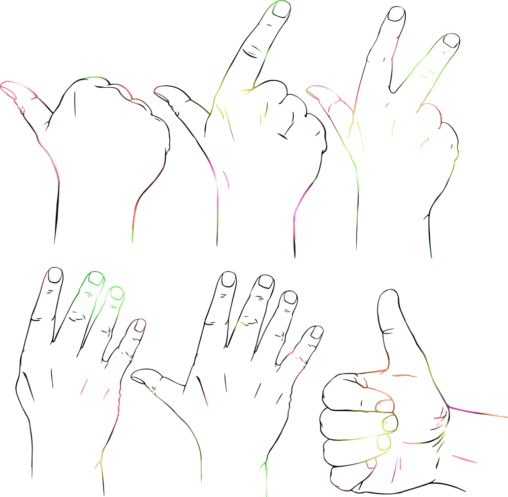 Mes créations tube doigt main pied