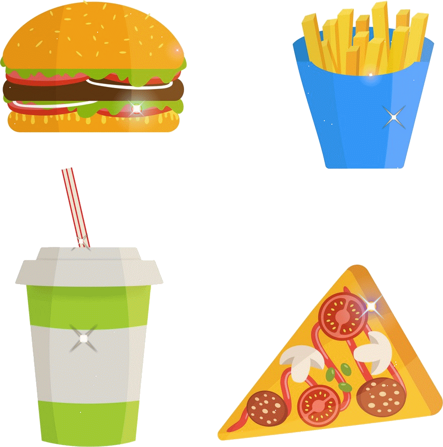 Mes créations tube Fast Food